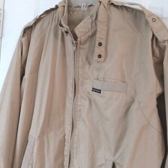Club House Vintage 80s Jacket Men’s Large Tan - Picture 5 of 6